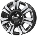 CMS C31 Diamond Black 6.5x16 6x130 ET62 CB84.1