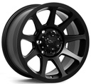 STATUSFÄLGAR D61 FLATBLACK 8.5x17 6/139.7 ET18 CB106.1