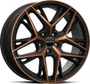 GMP LUNICA SATIN BLACK BRONZE DIAMOND 7.5x18 5/114.3 ET45 CB73.1
