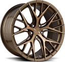 R-SERIES R16 Brushed Dual Bronze 9.5x19 5/112 ET45 CB66.6