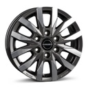 BORBET CW6 Mistral Anthracite Gloss Pol 7.5x18 6/130 ET47 CB84.1