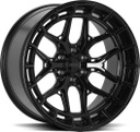 VOSSEN HFX1 GLOSS BLACK 9x17 6/139.7 ET0 CB106.1