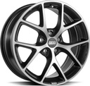 BBS SR VOLCANO GREY DIAM CUT 7.5x17 5/112 ET35 CB82