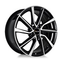 AVUS AC-518 GLOSS BLACK POLISHED 6x15 4/100 ET38 CB73.1