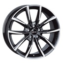 AUTEC ASTANA BLACK POLISHED 8x18 5/108 ET42 CB65.1