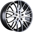 CMS C8 BLACK POLISHED 7.5x17 5/112 ET48 CB72.6