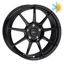 AUTEC CLUB RACING GLOSS BLACK 7.5x17 5/100 ET35 CB70