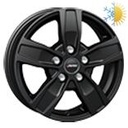 AUTEC QUANTRO MATT BLACK 7.5x18 5/160 ET50 CB65.1