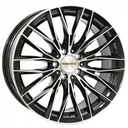 MONACO WHEELS GP2 GLOSS BLACK POLISHED 9.5x21 5/112 ET35 CB66.5