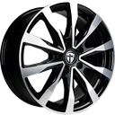 TOMASON 7 BLACK POLISHED 7.5x18 5/108 ET45 CB72.6