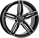 ROMAC VENOM GLOSS BLACK / POLISHED FACE 8.5x19 5/112 ET45 CB73.1