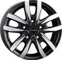 BORBET CW5 MATT BLACK POLISHED 6x16 5/118 ET68 CB71.1