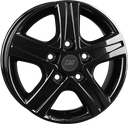 BORBET CWD GLOSS BLACK 7x17 5/108 ET46 CB65.1