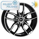 AUTEC BAVARIS GLOSS BLACK POLISHED 7x16 5/112 ET47 CB66.6