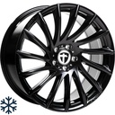 TOMASON TN16 BLACK PAINTED 8x18 4/100 ET35 CB63.4