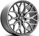VOSSEN HF2 TINTED MATTE GUN METAL 9x22 5/120 ET30 CB72.6
