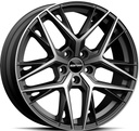 GMP LUNICA MATT ANTHRACITE DIAMOND 8x19 5/112 ET45 CB66.6