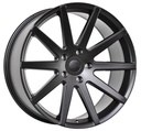 STATUSFÄLGAR D54 FLATBLACK 9.5x22 6/135 ET25 CB87.1