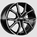 CMS C33 GLOSS BLACK POLISHED 8.5x20 5/108 ET50 CB63.4