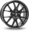 IT WHEELS KIRA BLACK LIP POLISHED 7x17 5/108 ET48 CB63.4