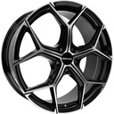MONACO WHEELS GP16 BLACK POLISHED 8x18 5/114.3 ET40 CB73.1