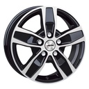 AUTEC QUANTRO BLACK POLISHED 7x17 5/160 ET55 CB65.1