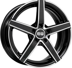ELIT WHEELS EW12 BLACK / POLISHED